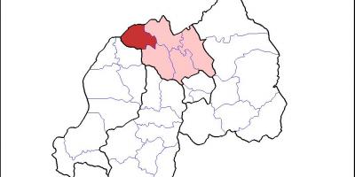 Kartta musanzen Ruanda